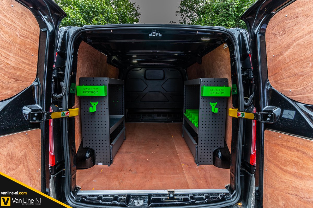 VanLineNI's tweet photo. Ford Transit Custom for Elite Pedigree Genetics fitted with our Hi-Grade CNC cut plyline kit, a brake light reversing camera with mirror mount monitor and two new System Edström internal racking units.
#ford #transit #custom #reversingcamera #racking #plyline #van https://t.co/gsoKo0D9dR