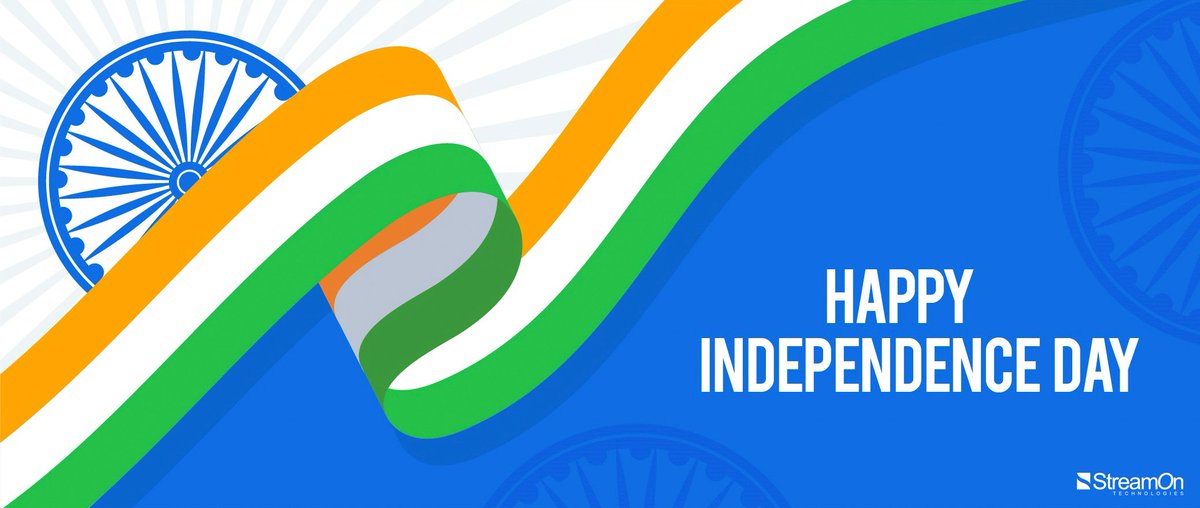 StreamOn_Tech's tweet photo. Our freedom fighters went through countless sufferings to give us our freedom, August 15 is a day to remember and honor them. Happy Independence Day!!
#jaihind #independenceday2019 https://t.co/wTEHc6eavk