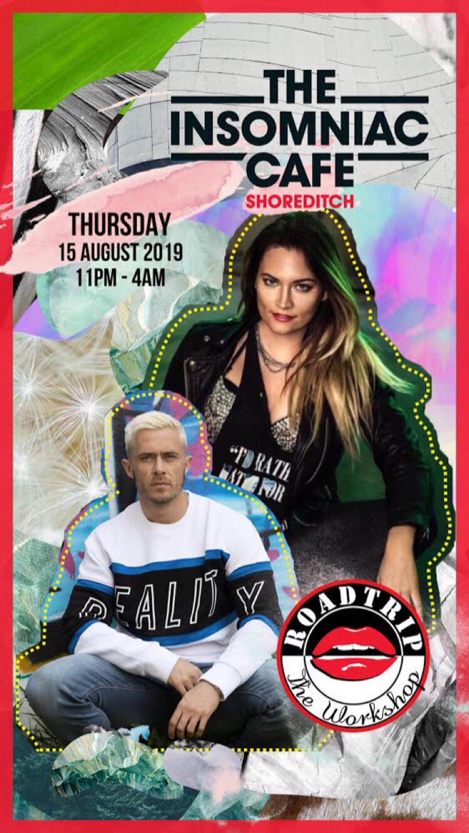 SozeOfficial's tweet photo. Catch me and the fucking gorgeous Matt Bogard going back to back this Thursday 11-4pm house music all night @roadtripbar https://t.co/6iua75hiql