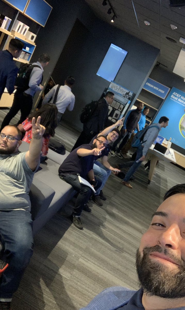 Calls blazing right now 🔥🔥🔥 To much #Energy in this room! #BLITZDAYS @Xavier_ATT @DaijuanDavisSr <a href="/BranHargrave/">Brandon Hargrave</a> @Jordan_ATTAR <a href="/LakeforestAtt/">LakeForestMallATT</a> <a href="/jodiquinn69/">Jodi Quinn</a> @ATTPortablesEVD <a href="/elthonmunoz/">Elthon Munoz</a> <a href="/JakeAraghi/">Jake Araghi</a> <a href="/404girl/">Betsy Francis</a> <a href="/Ciara_Wills/">cwills</a> <a href="/jd4180/">John Denning</a>