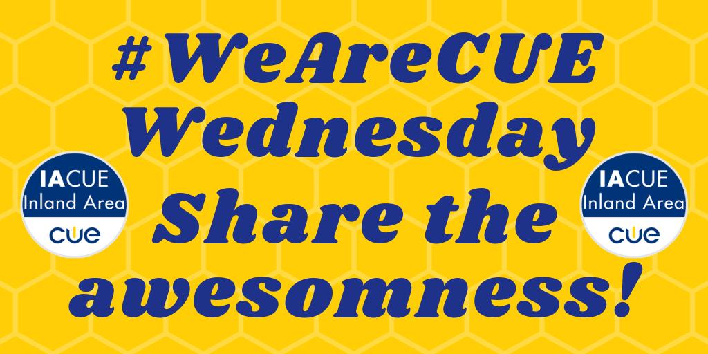IACUE's tweet photo. Wednesday is upon us & it's time to share the awesomeness! Comment with a name or a resource that you love to use in teaching, #edtech or education. #WeAreCUE #IACUEchat #tosachat #IAchat #caedchat #GoogleET https://t.co/6jfKVhL9Xq