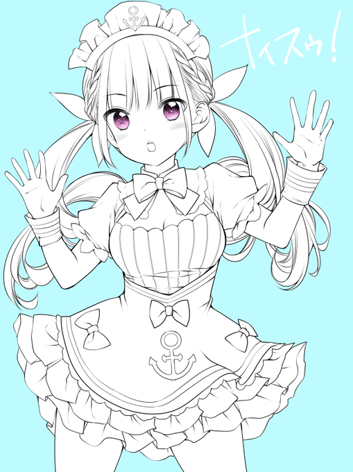 めっちゃ久々に仕事でも同人でもない絵描きました。ナイスゥ! 