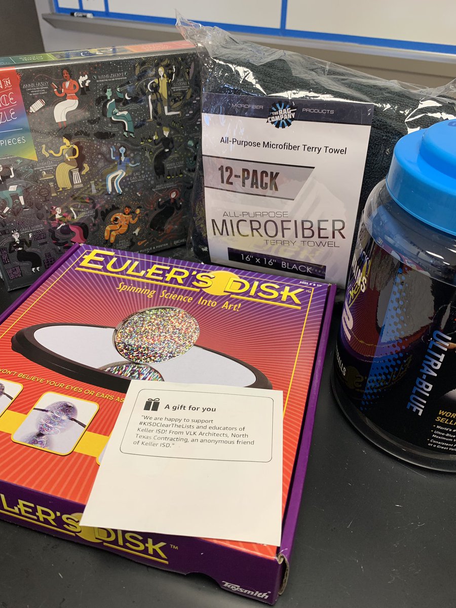 Wow. I am blown away by this generosity. Thank you <a href="/VLKArchitects/">VLK</a> &amp; North Texas Contracting. I am so grateful, my students will love these toys/lab tools. ♥️ #KISDClearTheLists #clearthelists