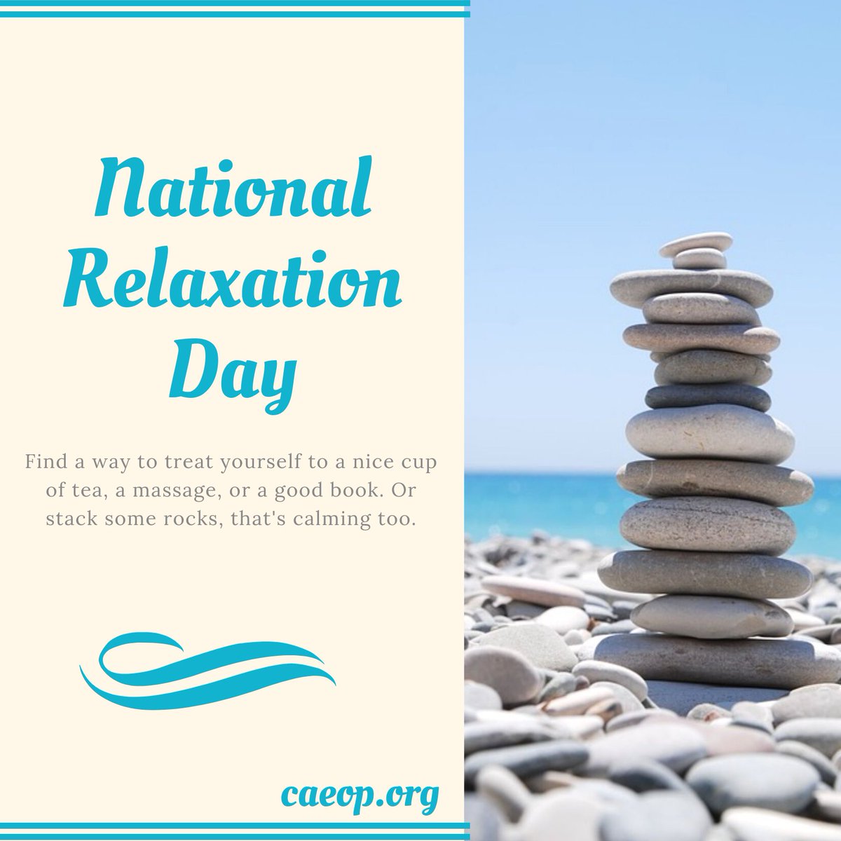 Take a moment to relax today of all days. You got this! #nationalrelaxationday