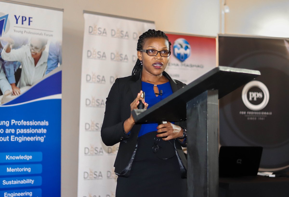 CESA_YPs's tweet photo. Yankho Banda (South Africa), Kitso Rakgole (Botswana), Jacinta Nakanagwi (Uganda) and Harold Chibwe (Zambia), were speakers in the 6th and final session of the 2019 #YPImbizo as they discussed the topic 'The Africa We Want'. #UnearthingFutureEngineers https://t.co/cvOBUkTkrW