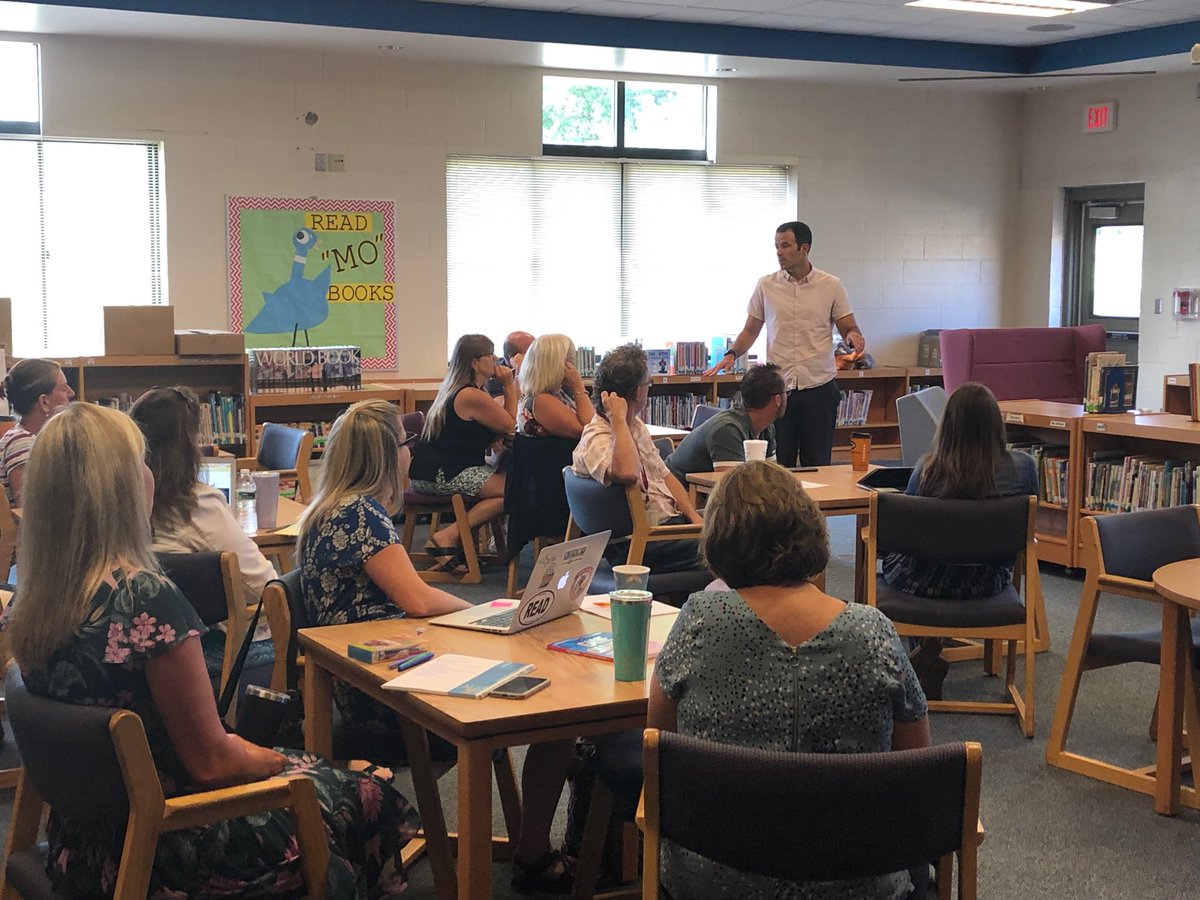 BigCowboy22's tweet photo. Holland Heights staff spending a few hours with โฆ@colbysharpโฉ learning about how to motivate and engage their learners around reading. #alwayslearning #readingispowerful #choiceinreading https://t.co/8wgPKTfMQs