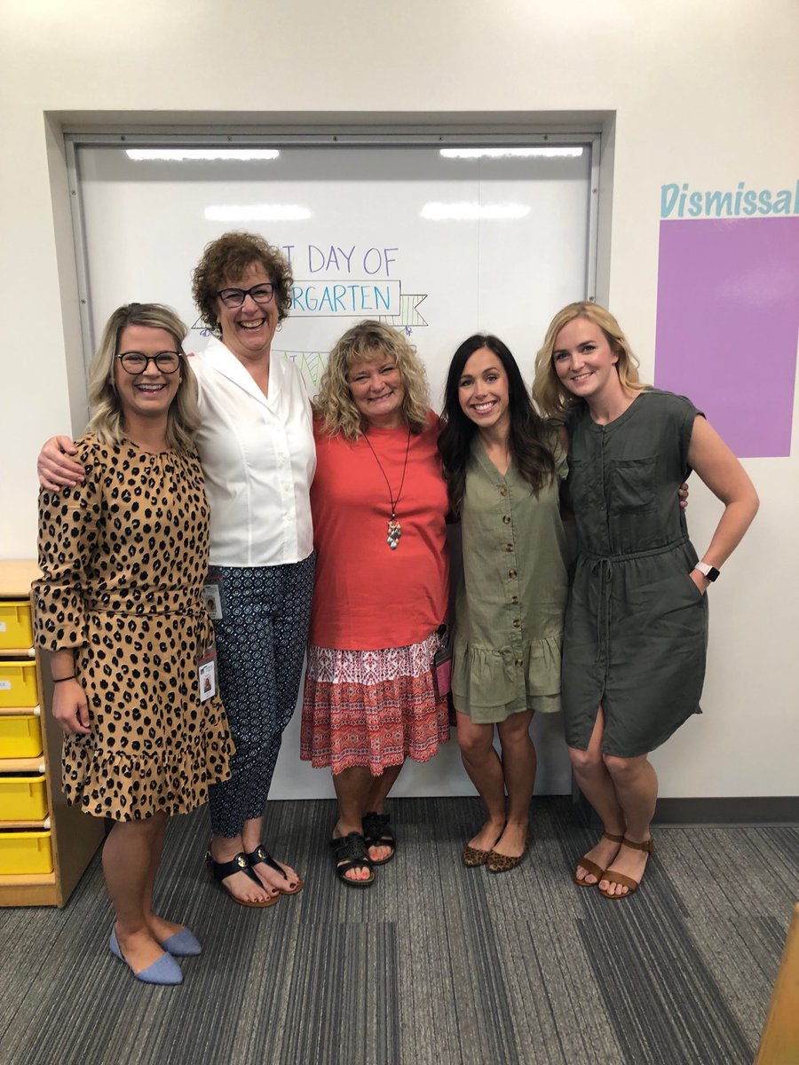 DeniseKCRPDC's tweet photo. Northview kindergarten teachers are ready to welcome the new Northview Panthers! ⁦@nv_panthers⁩ #NKCFirstDay https://t.co/iE43cCcizI