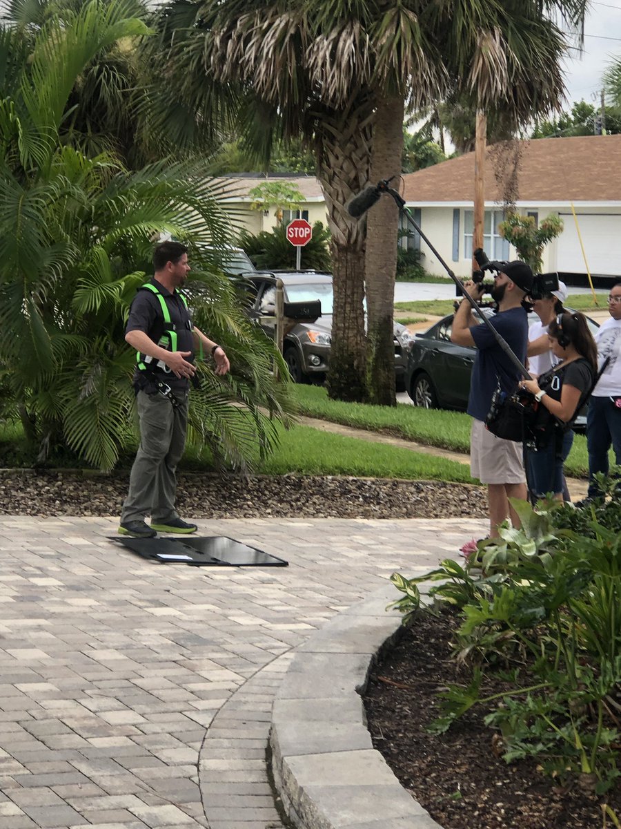 SolarPowerJosh's tweet photo. Just John doing what John does best. #solareducator #solarshingles https://t.co/CjmLeNwa3S