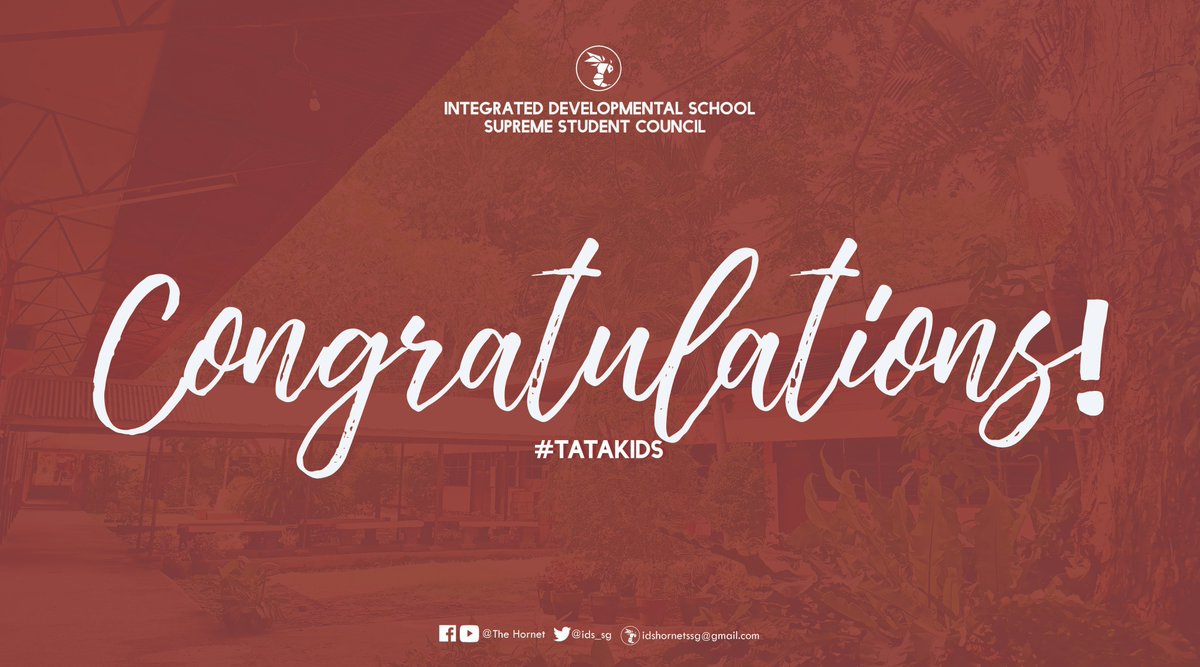 ids_sg's tweet photo. We congratulate Stephen Galorio and Andrienne Espiritu for being this year's Mr. &amp; Ms. ICAA 2019 First Runners Up! The entire IDS Family is proud of how far you've come. You'll always be our winner. 💕✊ #TatakIDASA #TusokBuyog https://t.co/cb16nQtcC0