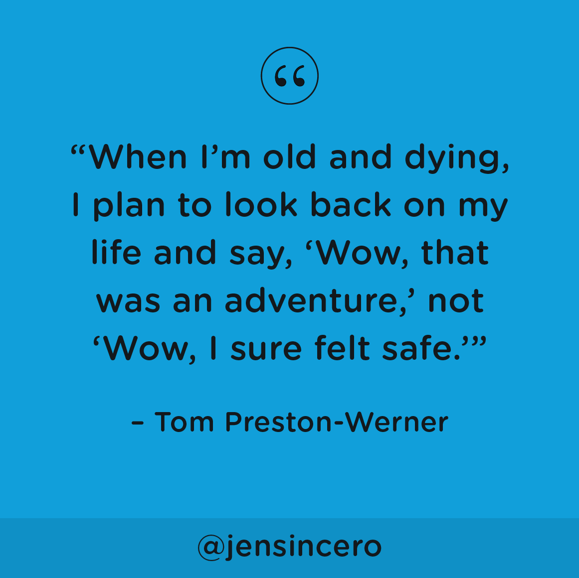 JenSincero's tweet photo. Demand of yourself that you figure it out and make it happen. Don’t waste your precious gifts, and life, drowning in doubt. #youareabadass #QOTD #WednesdayWisdom #WednesdayMotivation https://t.co/BSteqk4rpl