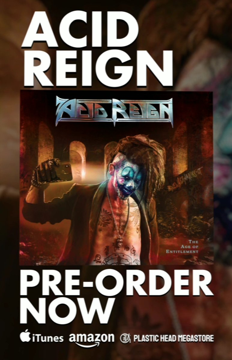 AcidReignUK's tweet photo. #acidreign #theageofentitlement #newalbum #29years @plasticheaddist #dissonanceproductions https://t.co/fCdUkQUwmw