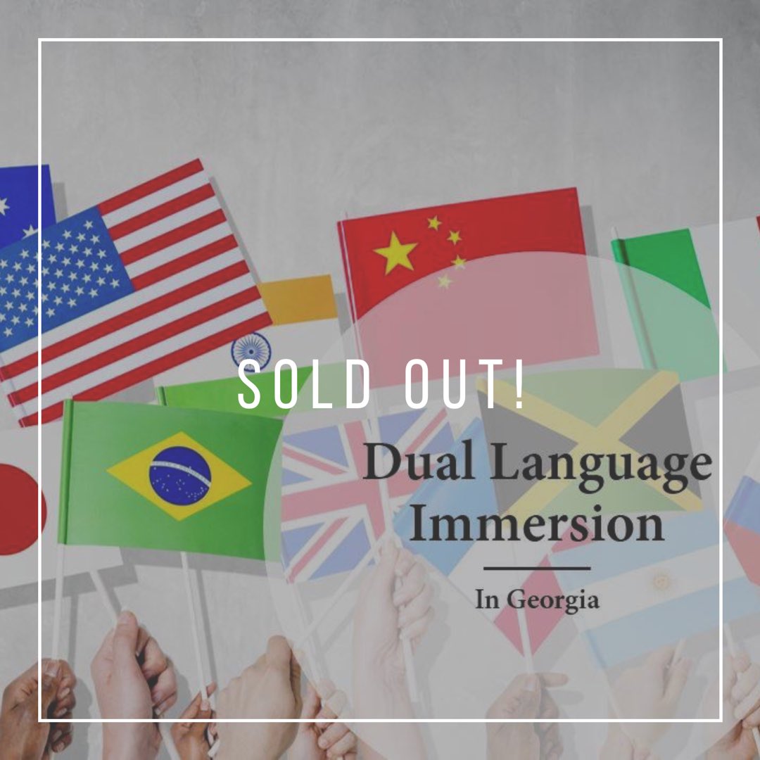 This year’s 6th Annual Georgia Dual Language Immersion Institute is sold out!  We look forward to seeing everyone soon! #GoGADII2019. Find out more on our website. gadoe.org/Curriculum-Ins… <a href="/georgiadeptofed/">Georgia Department of Education</a> <a href="/actfl/">ACTFL</a> <a href="/JNCLInfo/">Joint National Committee for Languages</a> <a href="/DualLangSchools/">DualLanguageSchools</a> @FLAGeorgia <a href="/_SCOLT_/">SCOLT 🌎</a> <a href="/cultrlrcgsu/">CULTR</a>