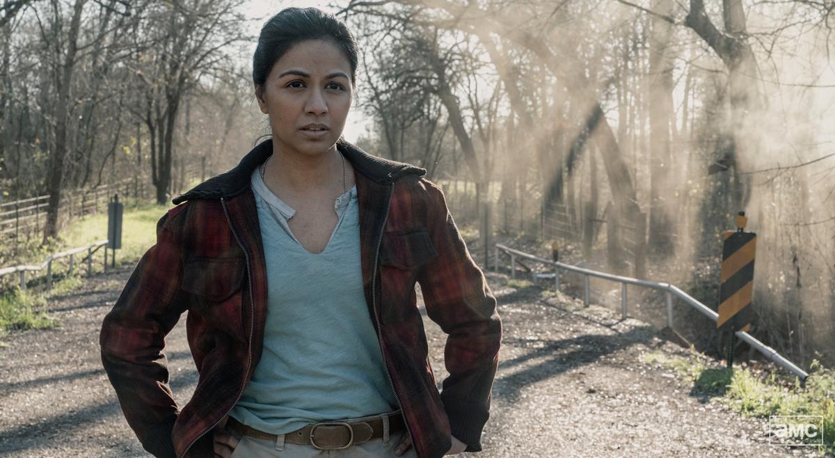 FearTWD's tweet photo. Q&amp;A: @KarenDavid discusses why Grace joins the group’s cause. #FearTWD https://t.co/ldgbgfzp1X https://t.co/rco50RqGPA