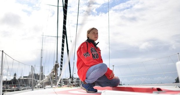 laprovence's tweet photo. #Monce : Greta Thunberg met le cap sur #NewYork à bord d'un voilier zéro carbone https://t.co/QmyNw08nuo https://t.co/OT3GRCFwqw