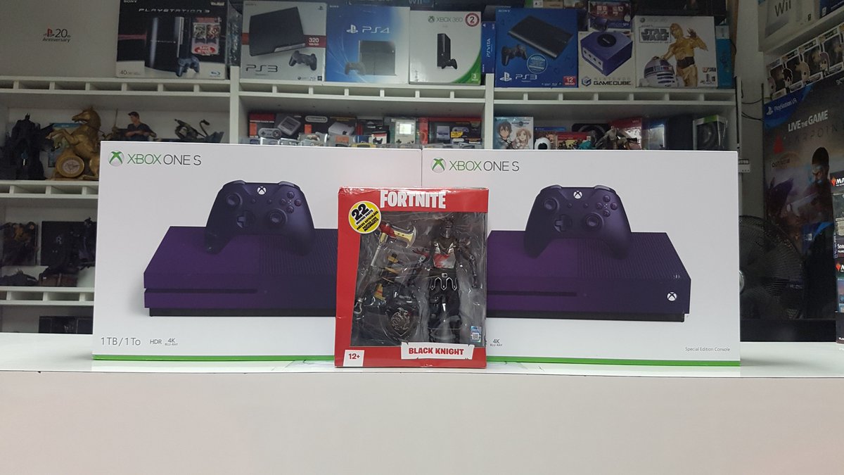 PwnedGamesZA's tweet photo. Gradient Purple Special Edition Xbox One S fresh off the Battle Bus!
Order yours here: https://t.co/GzKK46mO91
#PwnedGames #XboxOne #XboxOneS #GradientPurple #SpecialEdition #Fortnite #BattleBus #BlackKnight https://t.co/SjDXOCBiIr