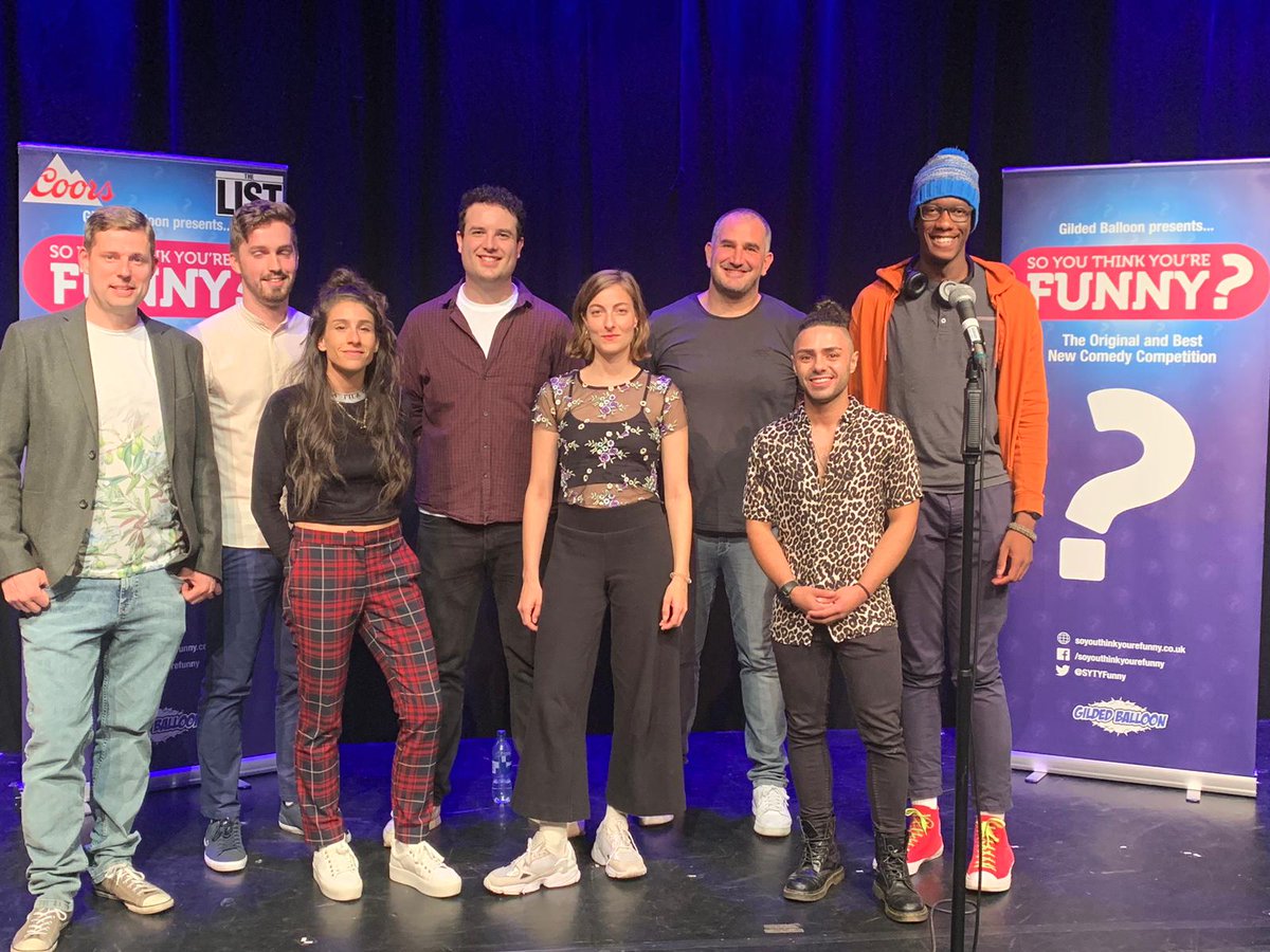 SYTYFunny's tweet photo. Congratulations to Fady Kassab for securing a spot in the our grand final last night! 🎉🎉🎉

The last semi-final takes place tonight @ 22:15 in Gilded Balloon Teviot, so 'mon doon and find out who'll get that final spot!

🎟 https://t.co/obawbxJl8W https://t.co/5ZbqQDR3mL