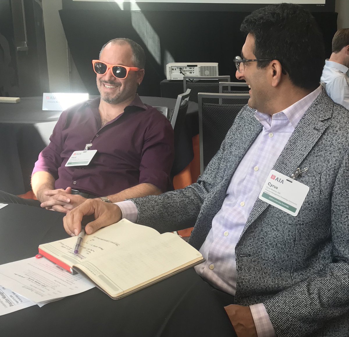 AIA_PMKC's tweet photo. The PMKC Leadership Group has been working hard at the AIA Knowledge Leadership Assembly. Great opportunities to team with other KC's as we prepare today's practices for future innovations. https://t.co/IaV4rc90ci