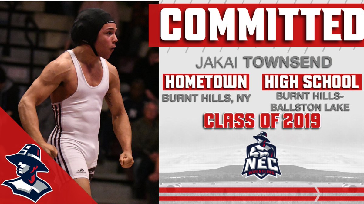 NEC_Wrestling's tweet photo. Excited to have Jakai Townsend on board!!!
- 3x Section Placewinner
- 2019 Section Champ
- 2019 NY State Qualifier
☝️
🚢
🤼♂️
#gogrims #oneship #sailforward #necwrestling #newenglandcollege #henniker #nh #livefreeordie #burnthills #ny #adidaswrestling #collegewrestling #d3wrestle https://t.co/k6WnkDFVO9