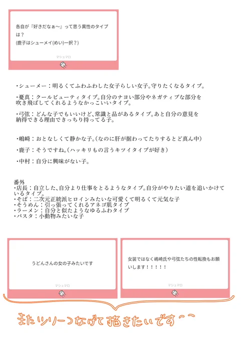ましゅまろ質問回答（2/2） 