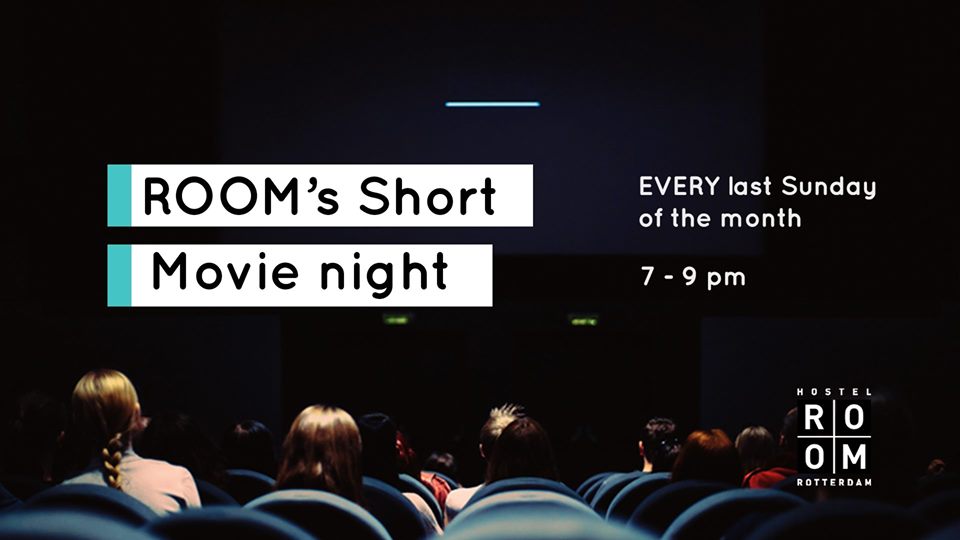 ROOM's Short Movie Night this Sunday at 7PM
Come and see talented artists! 

#filmfestival #roomrotterdam #shortmovienight #localartists #filmclubrotterdam