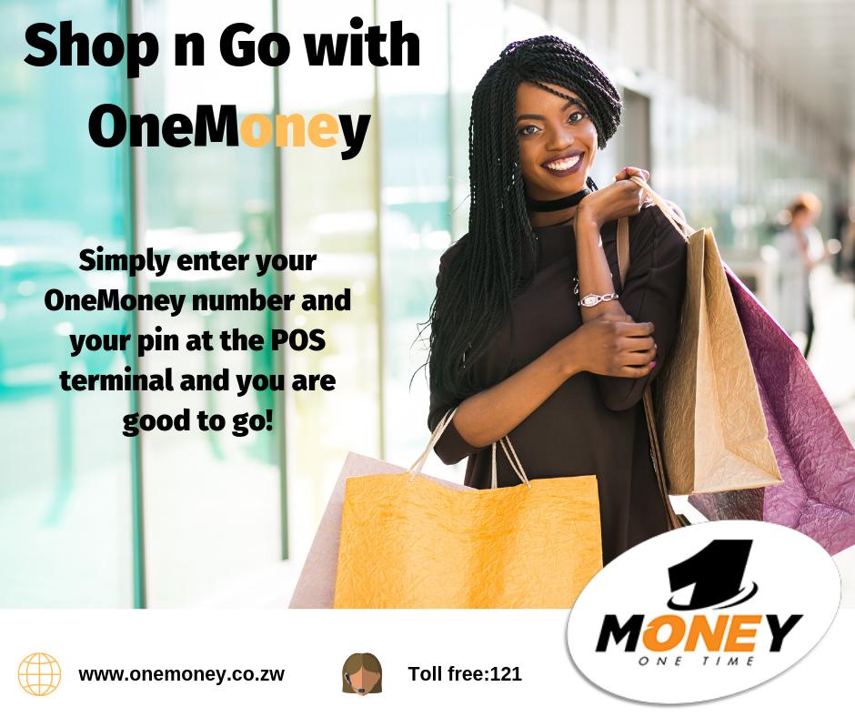 OneMoneyZw's tweet photo. Shopping has never been this easy! Imagine with OneMoney you can simply walk into a shop, collect your merchandise, move to the tills, enter your OneMoney  number and PIN then you are good to go. Dial 121 for more or visit: https://t.co/3SiGqu9kne https://t.co/NOHjvgOttf