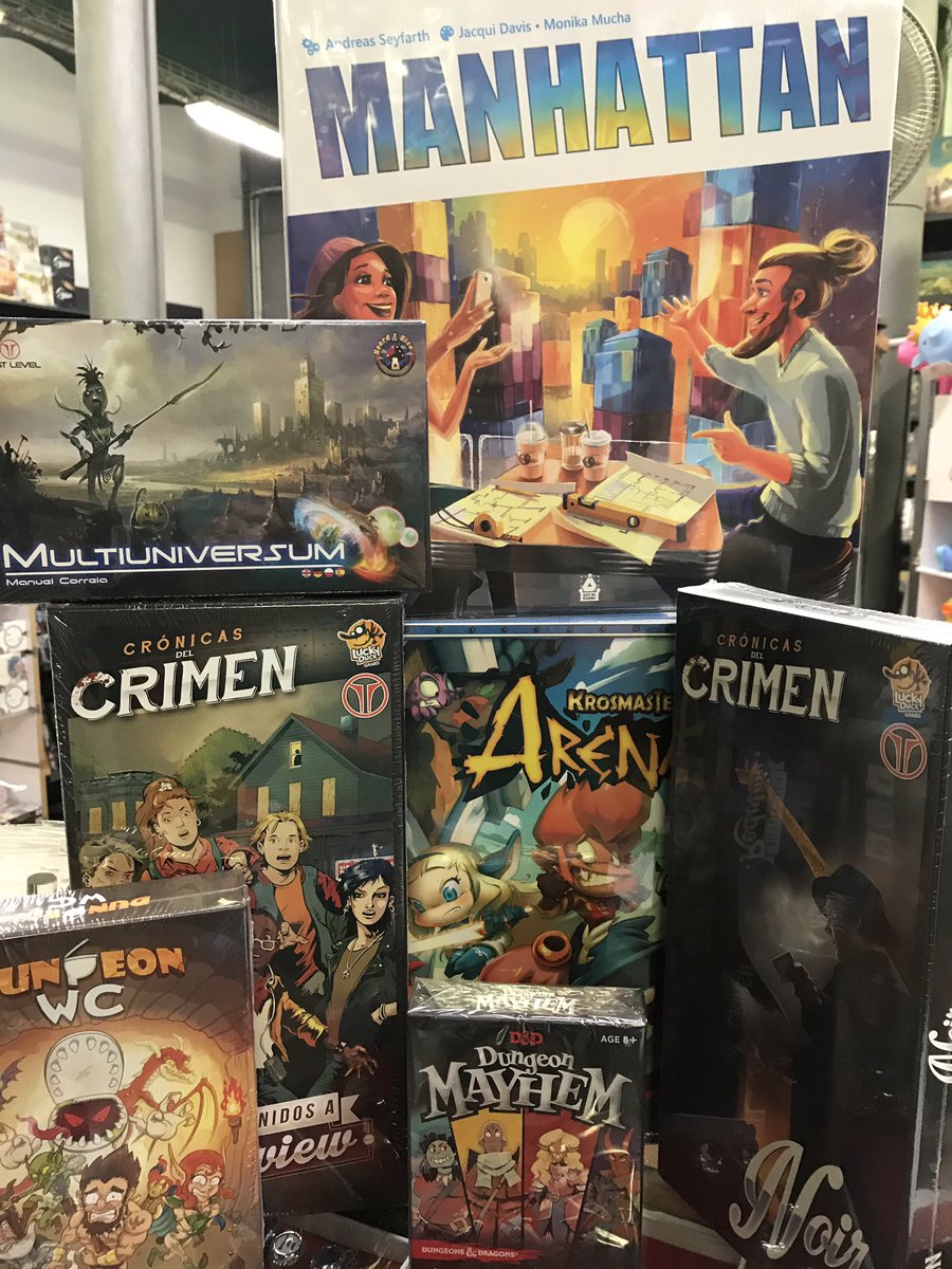 kaburigames's tweet photo. Reposición y #novedad de @LastLevelDist !!! #cronicasdelcrimen #krosmasterarena #multiuniversum #manhattan #dungeonwc #dungeonmaythem @jordiurpijordi @victorfaho @bergonzini https://t.co/zvX9qAyYuZ
