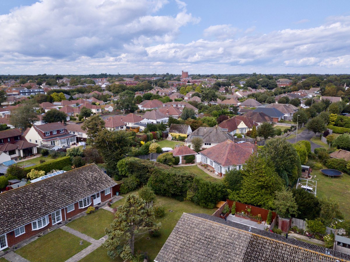 New Milton from the air.