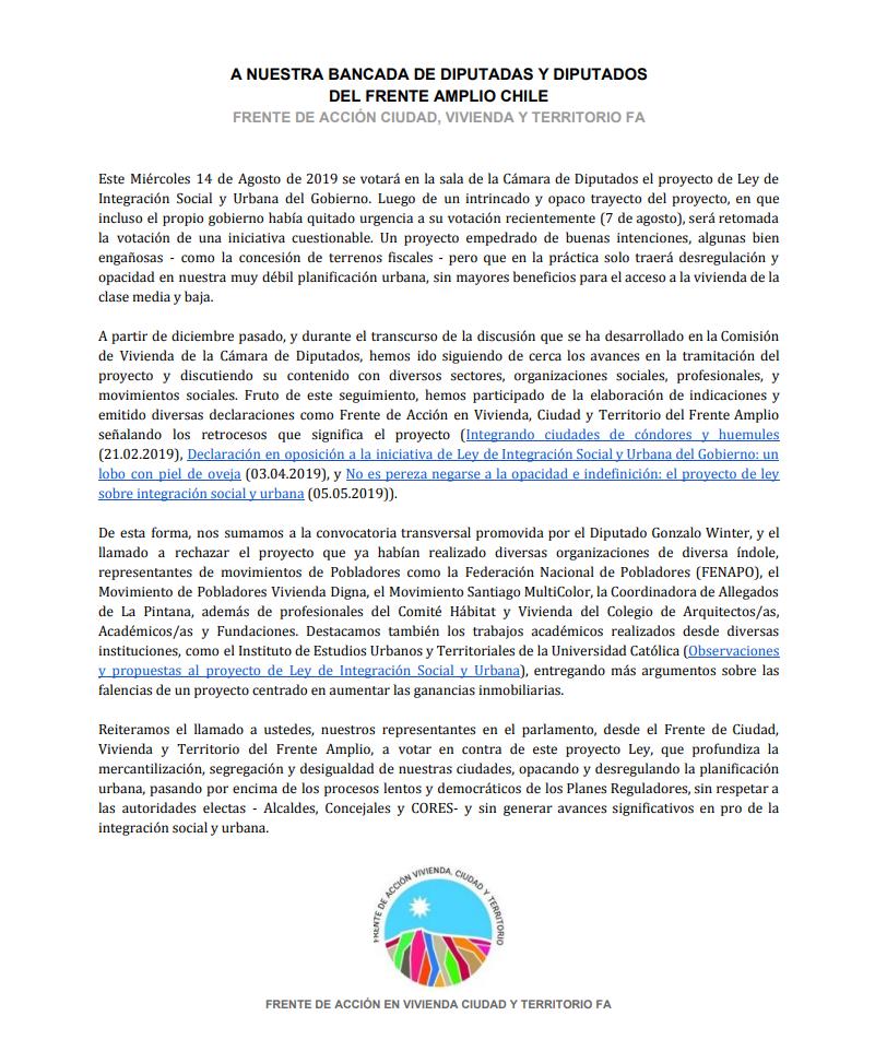 Vivienda, Ciudad y Territorio FA tweet media