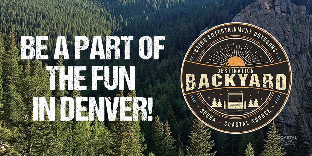 Coastal_Source's tweet photo. Join @Coastal_Source & @SEURA for the ULTIMATE outdoor event during the @CEDIA Expo. Click through to get the dates and location! https://t.co/oOeEvENrv3 #coastalsource #seura #destinationbackyard #cedia2019 #denver https://t.co/502En0H4d6