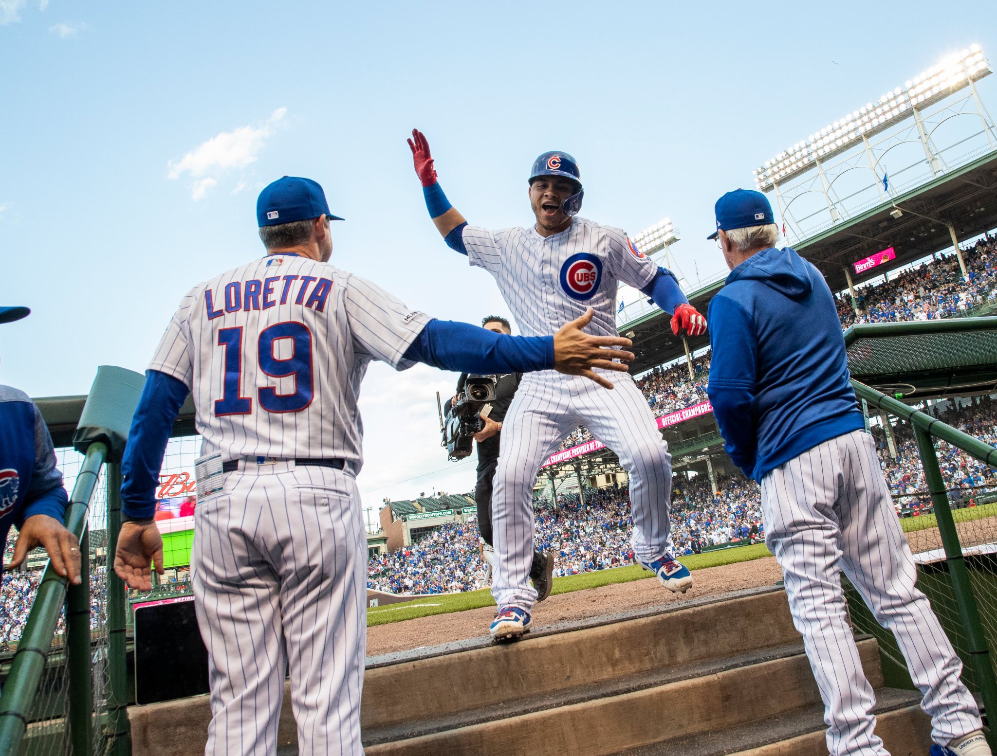 The celebration continues! Happy birthday to bench coach, Mark Loretta! 