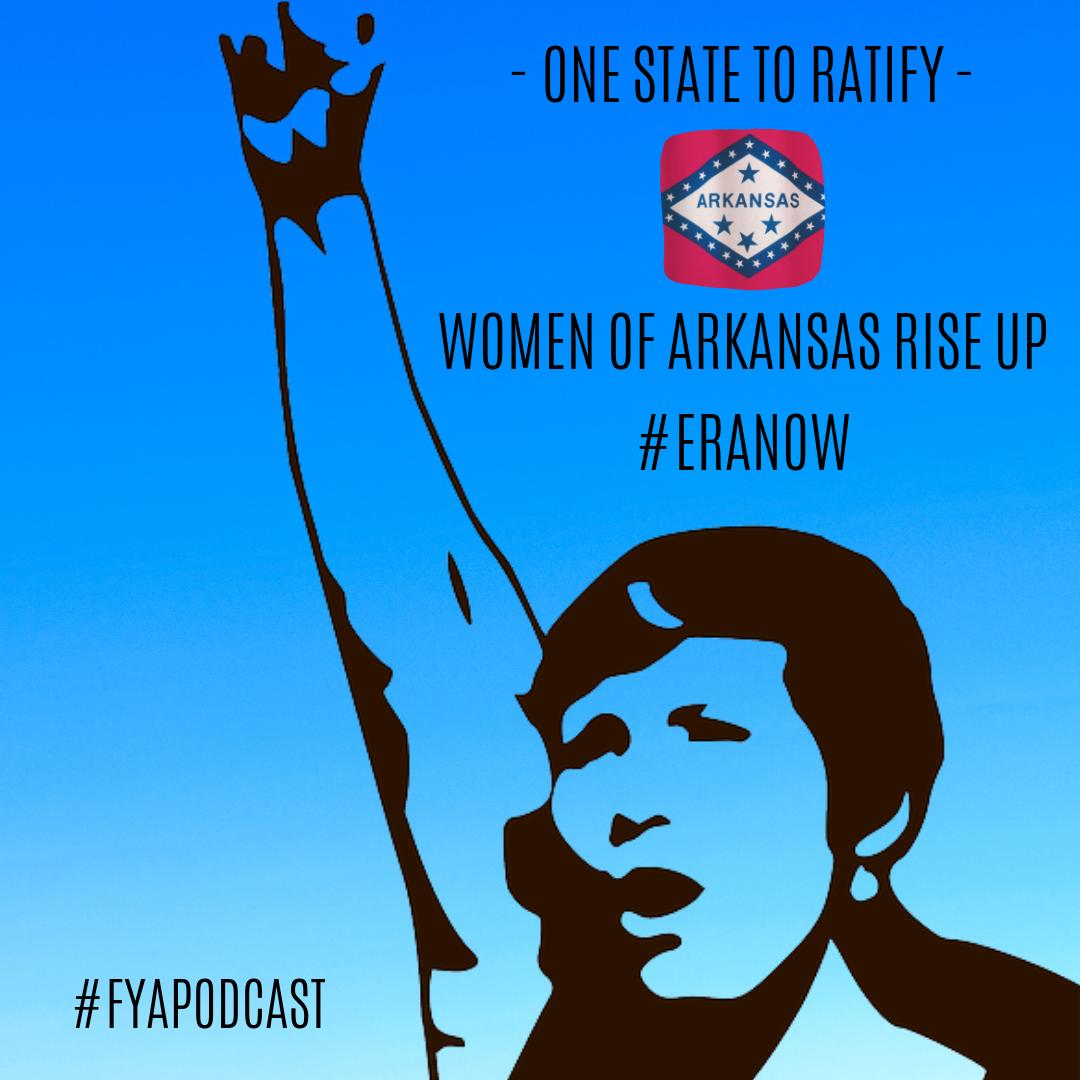 _Porque_Sheriff's tweet photo. The Equal Rights Amendment still needs ONE STATE to RATIFY! Women of #ARKANSAS RISE UP & demand your legislature SUPPORT THE ERA NOW #women #eranow #ratifyera #equalrights #era #equalmeansequal #equality #feminism #genderequality #follow #followback #today #support #onemorestate https://t.co/A01GJWW2on