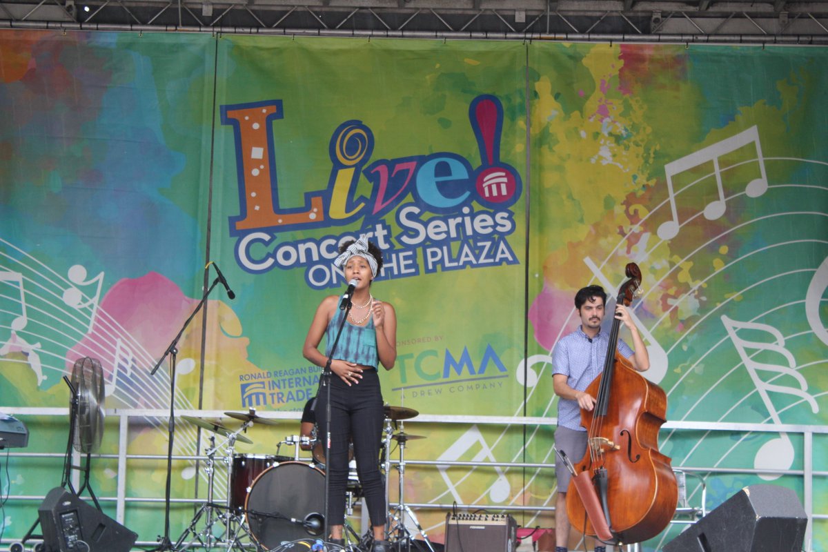 ReaganITCDC's tweet photo. As we gear up for another great #LiveConcertSeries from Shirletta Settles, an old school R&B musician, take a look at scenes from yesterday’s performance from Sweet Something Band! #FreeConcert #DCconcert 🎷🎶 https://t.co/DR7hKOpQ1X