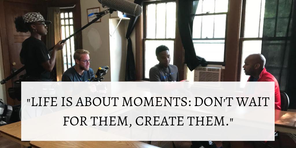 tyshunwardlaw's tweet photo. Creating moments on the set of Growing Up Milwaukee.
#BehindtheScenes #GrowingUpMilwaukee #WardlawProductions #WisdomWednesday https://t.co/IYnodClt4l