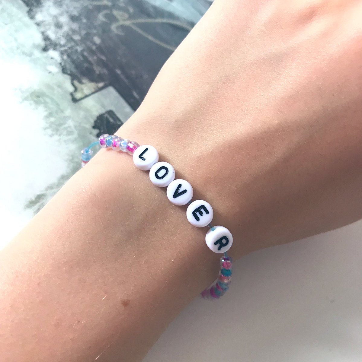 ssophiegomez's tweet photo. I did a Lover bracelet!😍💗 #lover #loverin9days #loverbracelets https://t.co/lEQb87OGiO