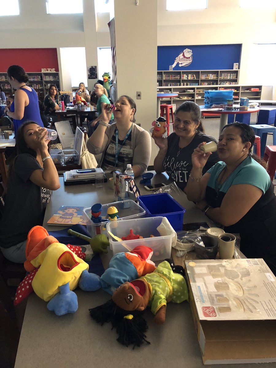 Early Childhood teachers learning about Meta-Play!! #kisdbestdayever #kisdteamspedp2p <a href="/SandySchiffer/">Sandy Schiffer</a> @kirstenallman