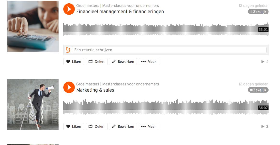 Groei_masters's tweet photo. Ondernemers opgelet! Vanaf heden zijn onze masterclasses i.s.m. @NLGroeit ook te beluisteren als podcast via @SoundCloud en komen de komende dagen ook beschikbaar op @Spotify en @Apple podcast. Beluister deze nu: https://t.co/LKKcHApJ5H https://t.co/YhuLXLILUP