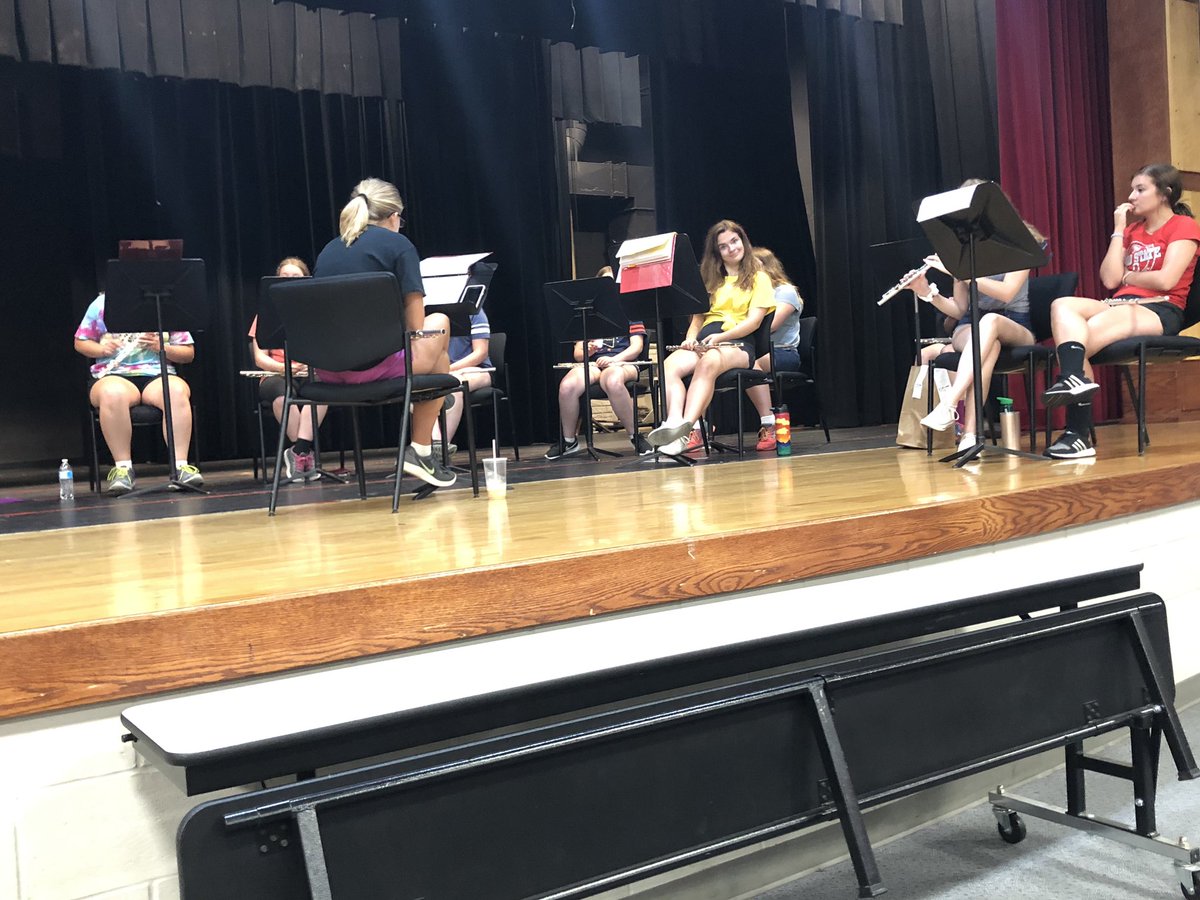 Rt if you’re ready for the season opener August 30th!
•
•
•
•
Featuring our flute section prepping music for our second half of the season “Travel Show”