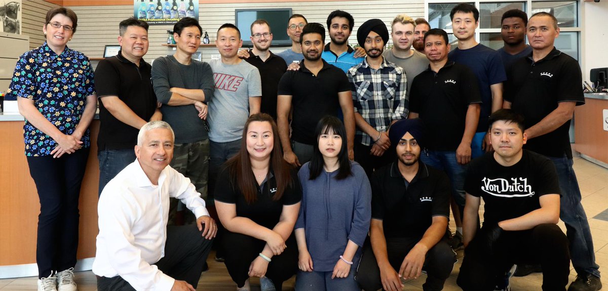 crowndetailwpg's tweet photo. 🧽🌀 

#CROWNDetailing #TeamPhoto https://t.co/omUArmPF4J