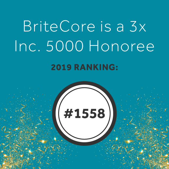britecore's tweet photo. BriteCore is a 3-time Inc. 5000 honoree, with 3-year revenue growth of 267 percent!

You can read the full press release here: https://t.co/CUjUuVtyFP https://t.co/sMC4JuEsjv