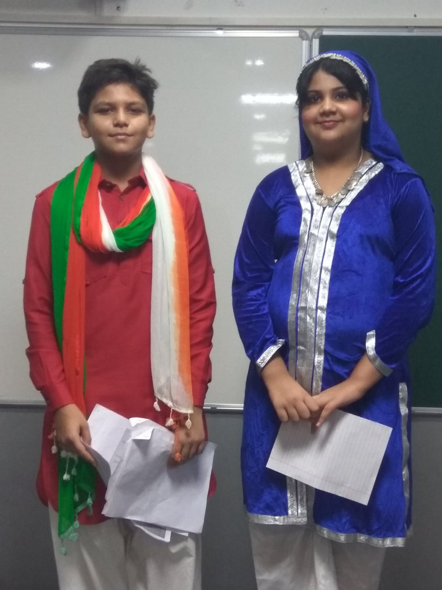 Senthilsoumi's tweet photo. Independence day celebration with revoking Article 370 and 35A...kidos of class VI marvelous job with Modi's speech incorporated for Jammu and Kashmir and ladhak as 2 uts https://t.co/psxT7B7YSS