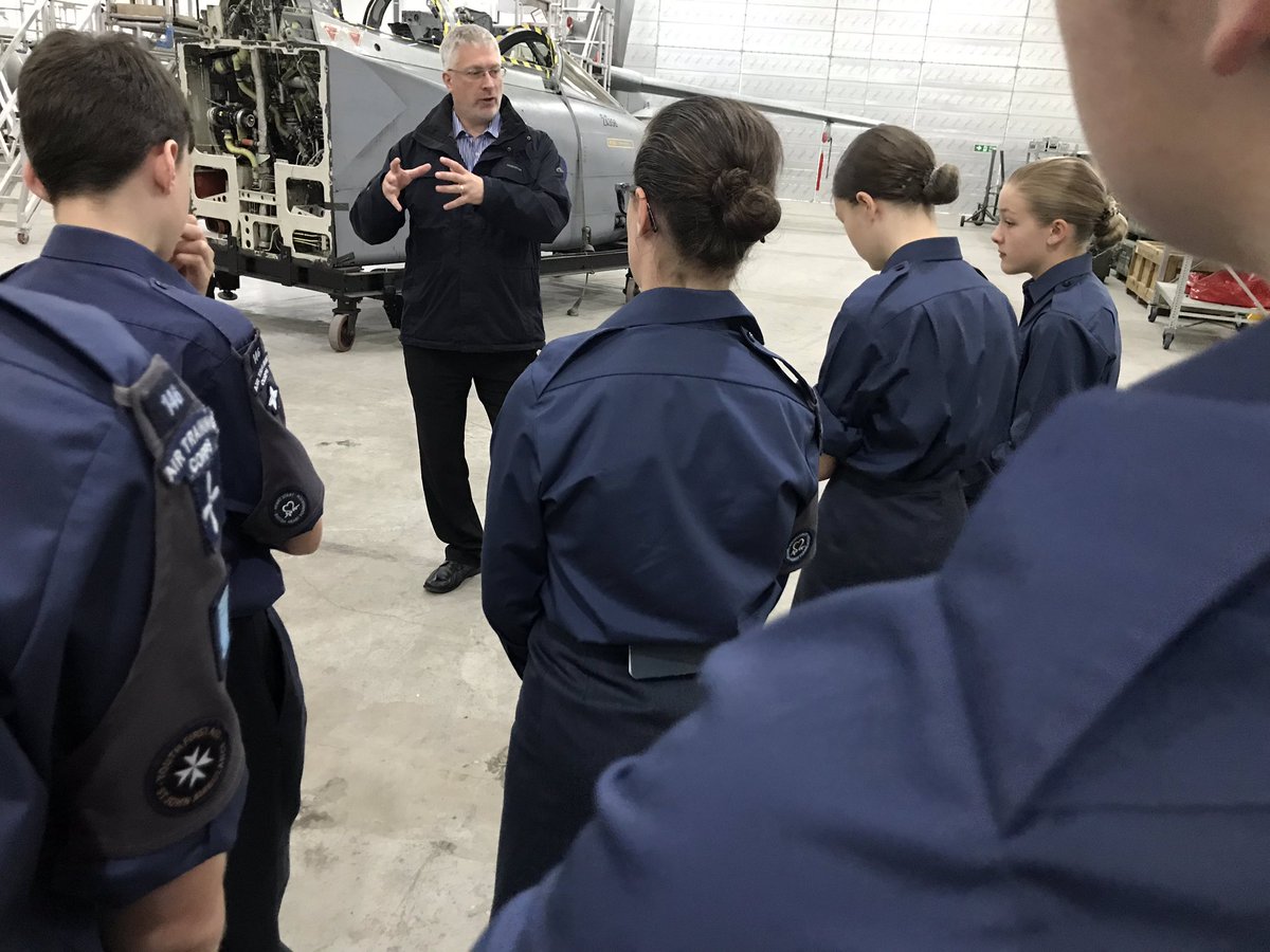RAF_Cosford's tweet photo. Cadets from @atc146 who are interested in careers in engineering paid a vist to @RAF_Cosford today. What better way to inspire them by letting them explore @No1SofTT. https://t.co/SH9imaDwMB