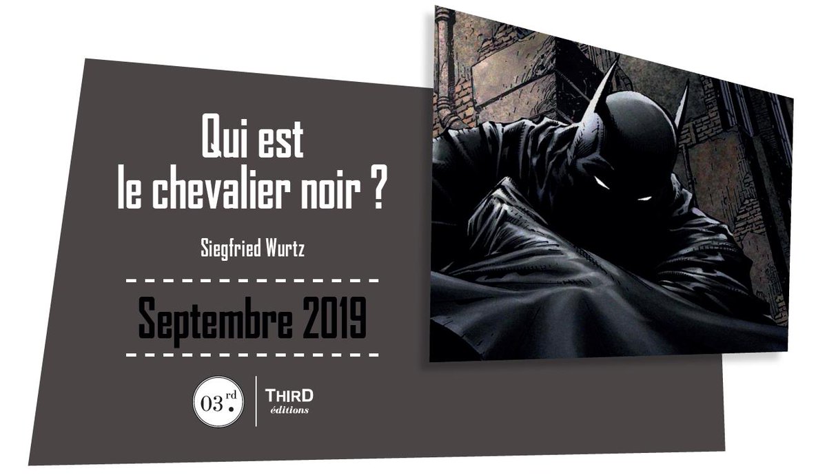 ComicsHave's tweet photo. Attention, à la rentrée, Siegfried Wurtz, l'un des contributeurs de notre blog sort un ouvrage sur #Batman chez @ThirdEditions. Ne lmanquez pas ce titre et n'hésitez pas à partager l'info ! #comics #batman80 #dccomics https://t.co/yeIRPP2EgZ