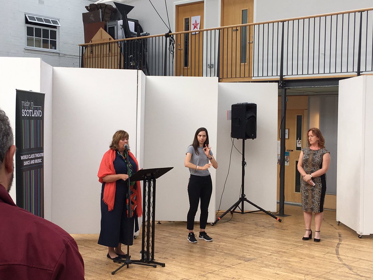 MadeinScotShows's tweet photo. Thank you for kind and warm words @FionaHyslop - #MadeinScot is officially launched! https://t.co/57VQIFK1ab