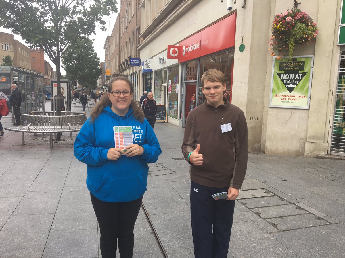 EarlyEasy's tweet photo. Working hard @elf @NCS @ExeterCCT #cancerawareness #cancerprevention https://t.co/ZUXvussueK