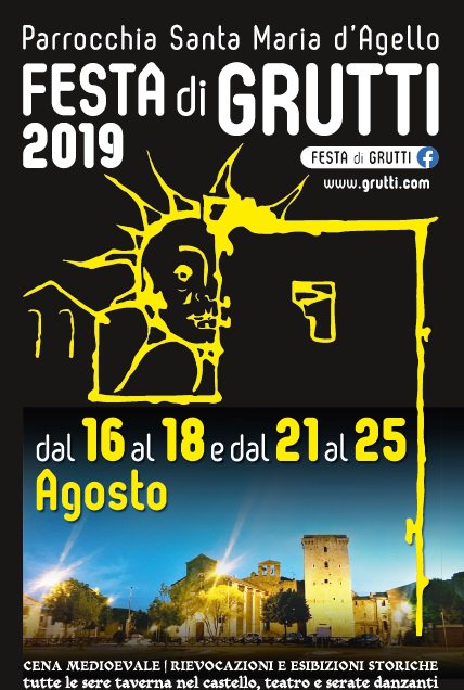 StaseraSagra's tweet image. Nuova sagra 🔝 in arrivo a Grutti, piccolo borgo collinare nel comune di Gualdo Cattaneo. Dal 16 al 18 e dal 21 al 25 agosto musica, teatro, mercatino medievale, passeggiate al tramonto, oltre al palio con corteo storico!
Scopri tutto su #StaseraSagra!