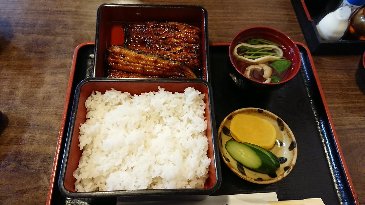 髙橋 龍平 鰻最高 一休ｻﾝ 最高 うな重 上 焼きもwタレもw米も最高 お食事処一休 一休 鰻 うなぎ 宮城県栗原市築館