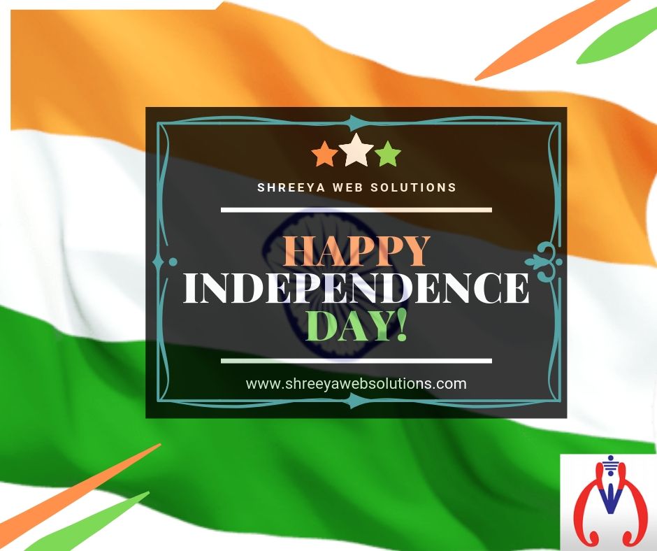 ShreeyaWeb's tweet photo. Happy Independence Day To All 🇮🇳
#15August #IndependenceDay2019 #ShreeyaWebSolutions https://t.co/eUdae7MhrN