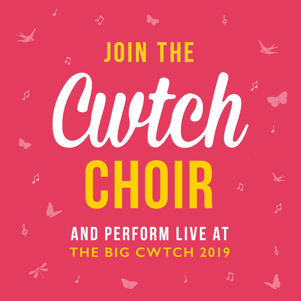 Are you an enthusiastic shower singer, karaoke king or queen, committed chorister or anything in between? <a href="/thebigcwtch/">Big Cwtch</a> Choir wants you! Join fellow festival goers for some musical fun @thebigcwtch2019 led by @NordoffRobbins1 music therapist thebigcwtch.com/product/cwtchc…