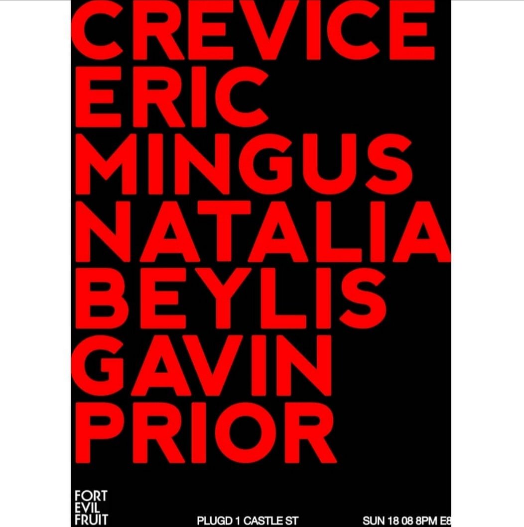 plugdrecords's tweet photo. SUNDAY
Long running, far reaching, diy cassette label, @FortEvilFruit  presents an evening featuring 4 different artists who they have released over the years.
@creviceband @eric_mingus @SunkenHum @PriorGavin

What a way to finish out the week 💥

7.30pm
€8 https://t.co/m5X2gx6PFj