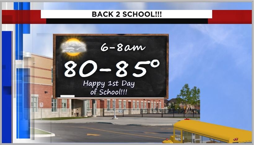 KPRC2Britta's tweet photo. Happy 1st Day of School to 20+ Districts!!!
Have a great year!
@KPRC2 #Back2School #Weather2Go https://t.co/xToHUBrebN https://t.co/wFSXE58diM